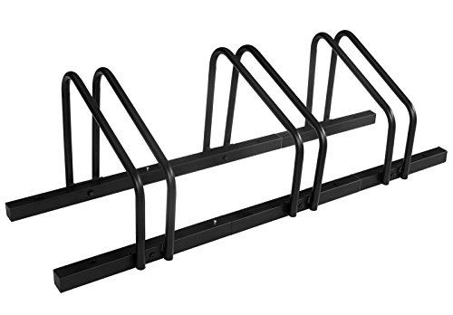 1 3 Bike Floor Parking Rack Storage Stand Bicycle