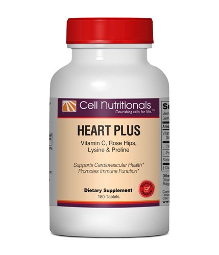 Heart Plus Vitamin C L Lysine L Proline 180 Tablets