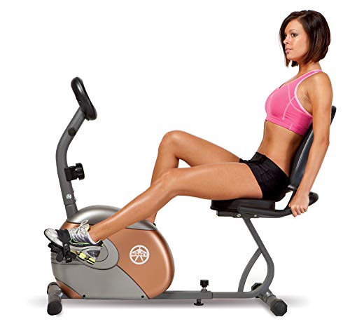 Marcy Recumbent Exercise Bike with Resistance ME 709