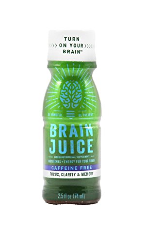 #1 Liquid Brain Supplement • Caffeine Free • Supports Healthy Brain Function • Nootropic Decaf Green Tea, Vitamin B12, Choline • Natural Ingredients • Feel Focus Now GUARANTEED (12 Pack)