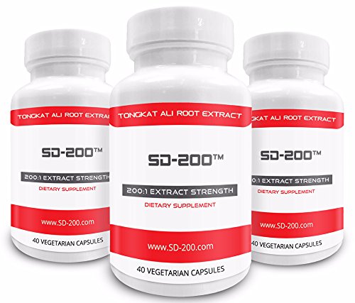 ★ 3 Bottles of SD 200 at 30% Off (Limited Quantity) ★ Genuine Tongkat Ali Extract 200:1 · Natural Testosterone Booster · Tongkat Ali Is Also Known As Longjack or Eurycoma Longifolia Jack